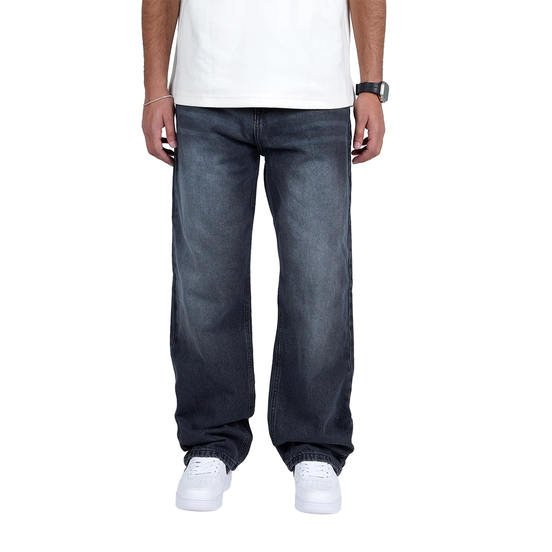 Dark gray baggy fit